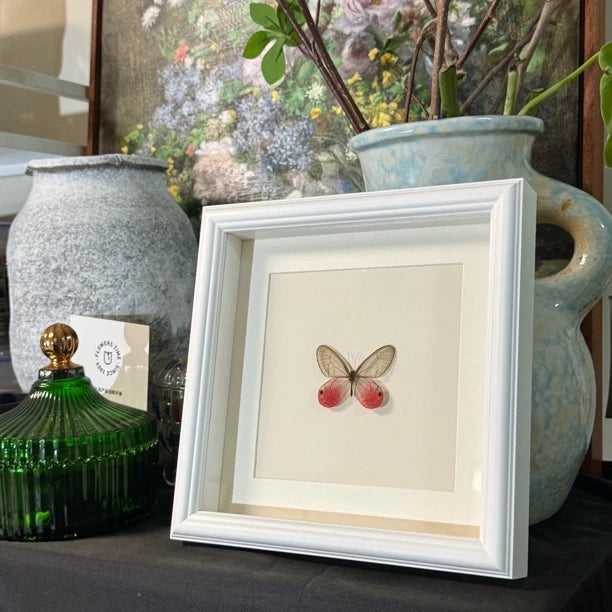 Red Nordic butterfly handmade decorative art photo frame couple gift for besties creative gift home decoration - image 4