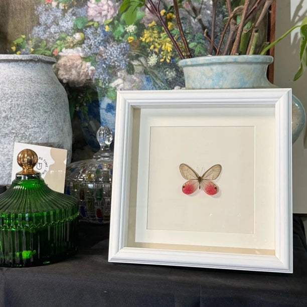 Red Nordic butterfly handmade decorative art photo frame couple gift for besties creative gift home decoration - image 3