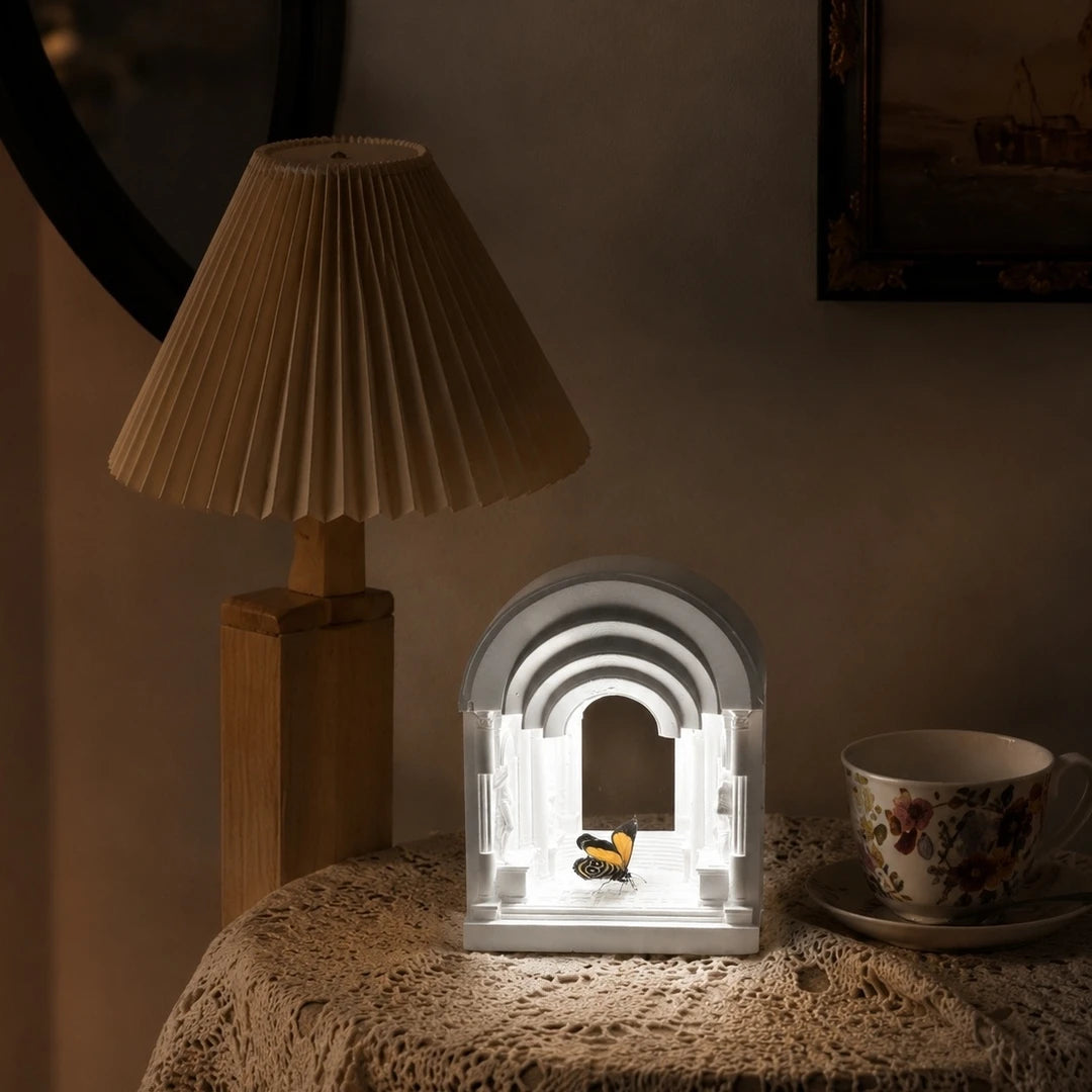 FLORAFLY Retro Nordic Style Simple Arch Aromatherapy Night Light Shape Bedroom Creative Atmosphere Decoration Goods - image 4