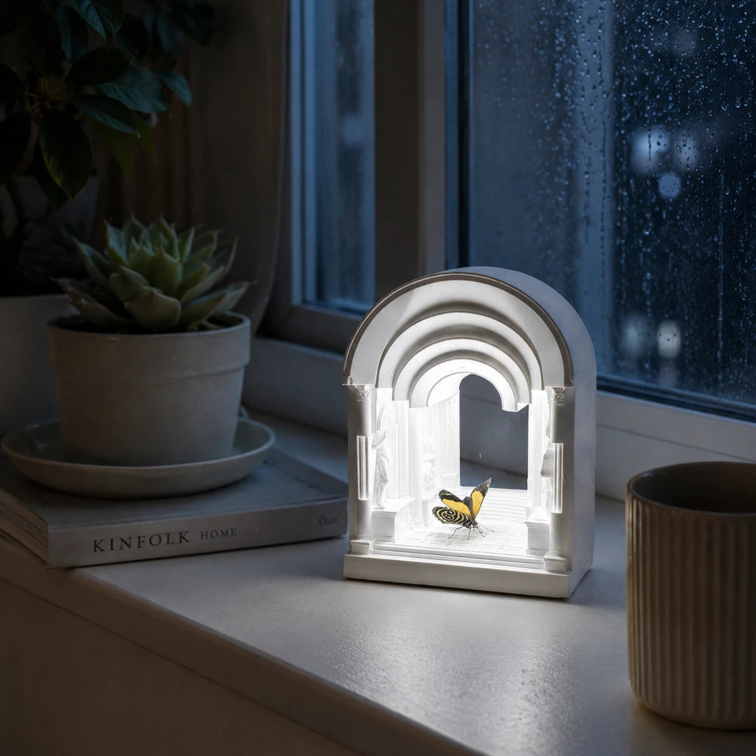 FLORAFLY Retro Nordic Style Simple Arch Aromatherapy Night Light Shape Bedroom Creative Atmosphere Decoration Goods - image 5